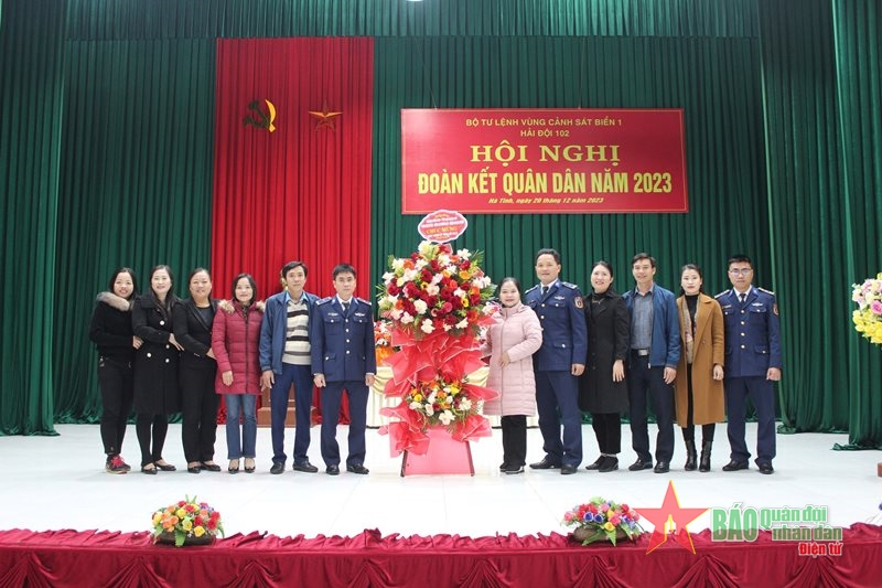 Hải đội 102, Bộ tư lệnh Vùng Cảnh sát biển 1 tổ chức nhiều hoạt động dân vận hiệu quả